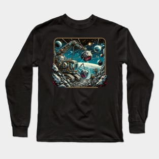 Asteroid Frontier: The Galactic Gold Mining Saga Long Sleeve T-Shirt